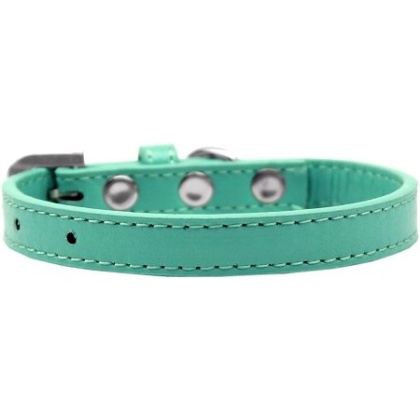 Wichita Plain Dog Collar Aqua Size 10