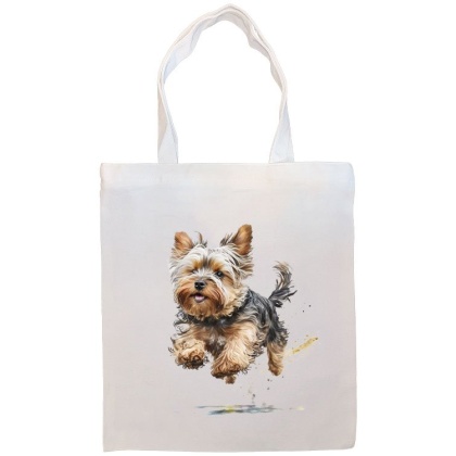 Yorkie Canvas Tote Bag Style3