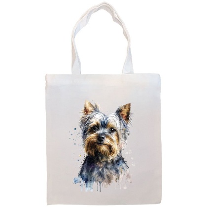 Yorkie Canvas Tote Bag Style4