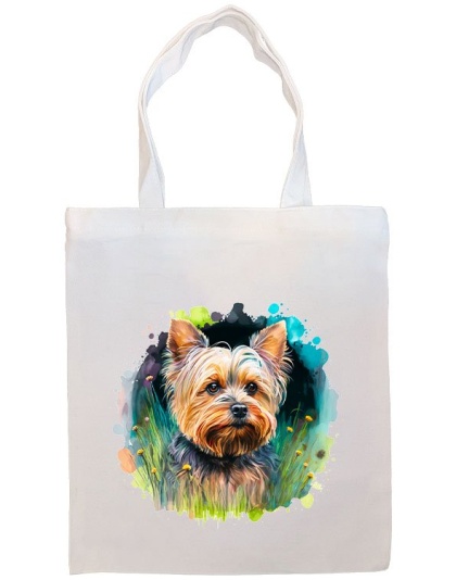 Yorkie Canvas Tote Bag Style6