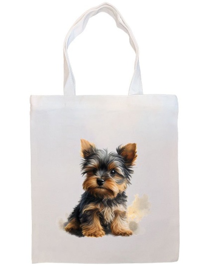 Yorkie Canvas Tote Bag Style7