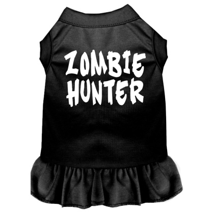 Zombie Hunter Screen Print Dress Black 4X (22)