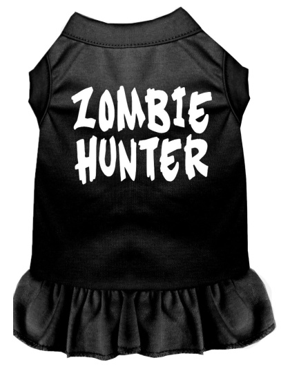 Zombie Hunter Screen Print Dress Black 4X (22)