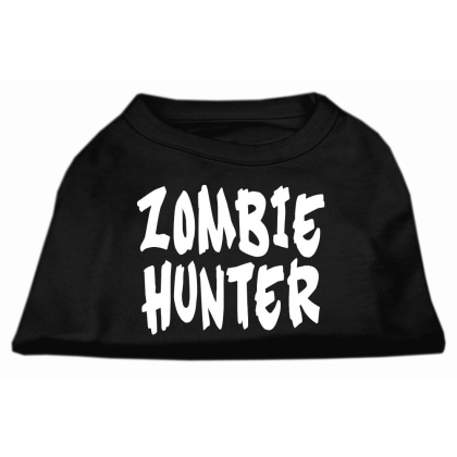 Zombie Hunter Screen Print Shirt Black L